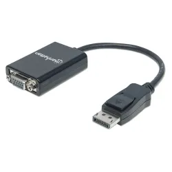 Convertidor Manhattan - DisplayPort Macho - VGA Hembra - 15cm - 151962 Convertidor Manhattan - DisplayPort Macho - VGA Hembra - 15cm - 151962