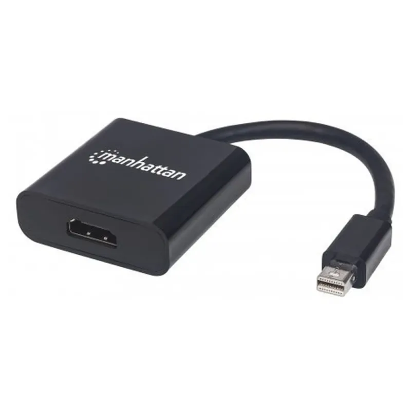 Adaptador Manhattan 152570 - Mini-DisplayPort a HDMI - Negro - 152570