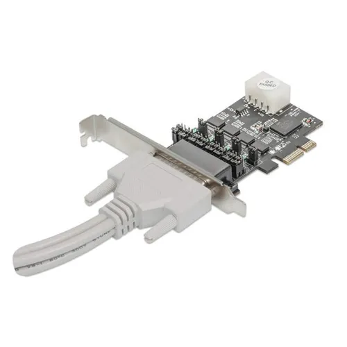 Tarjeta Serial Manhattan 153584 - PCI Express - 4 Puertos - RS-232 - 153584