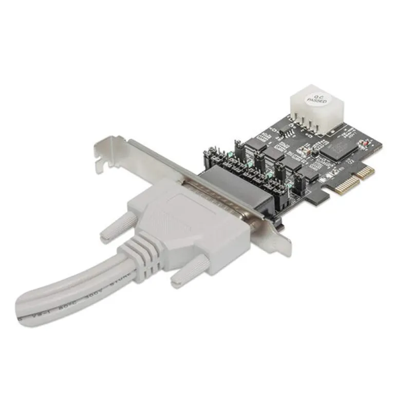 Tarjeta Serial Manhattan 153584 - PCI Express - 4 Puertos - RS-232 - 153584