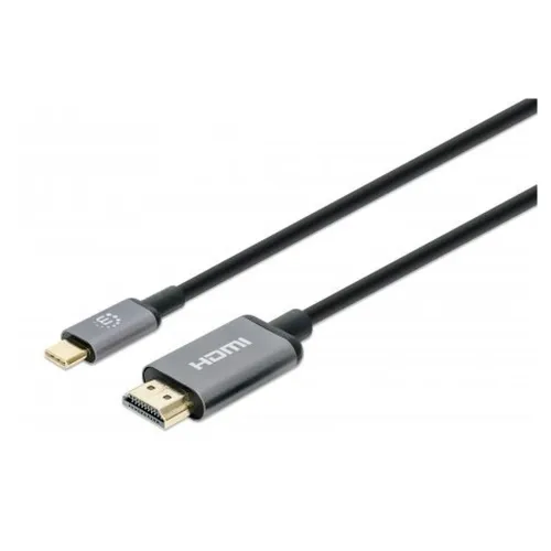 Cable Manhattan 153591 - USB-C a HDMI - 1 m - 4K - 153591 Cable Manhattan 153591 - USB-C a HDMI - 1 m - 4K - 153591