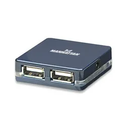 Hub Manhattan - USB 2.0 de Alta Velocidad - 4 Puertos Micro - 160605 Hub Manhattan - USB 2.0 de Alta Velocidad - 4 Puertos Micro - 160605