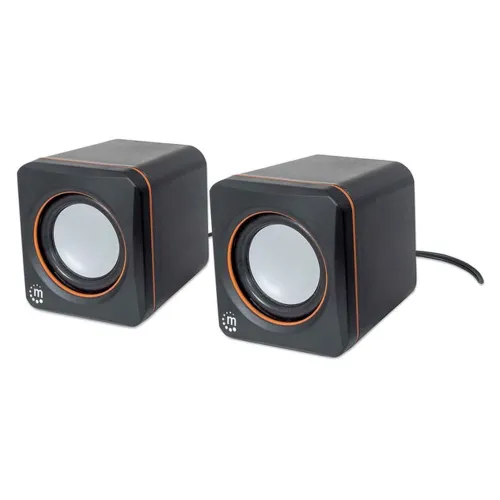 Altavoces Manhattan Serie 2600 - Alámbrico - 3.5 mm - 6W - 161435 Altavoces Manhattan Serie 2600 - Alámbrico - 3.5 mm - 6W - 161435