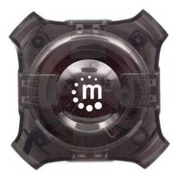 Concentrador Mini Hub USB Manhattan 4 Puertos Negro - 162272