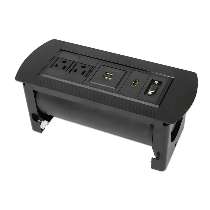 Caja de Conexión Manhattan - 2 Contactos - 2x USB - HDMI -  VGA - 164832