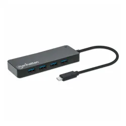 HUB USB Manhattan 168410 - 7x USB - V3.2 - Negro - 168410 HUB USB Manhattan 168410 - 7x USB - V3.2 - Negro - 168410