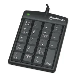 Teclado Numérico Manhattan - USB - Negro - 176354 Teclado Numérico Manhattan - USB - Negro - 176354