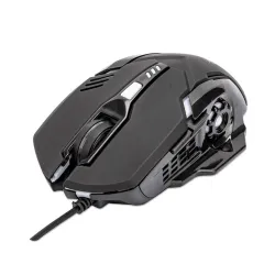 Mouse Gamer Manhattan 179256 - Alámbrico - 6 Botones - Diestro - RGB - 179256
