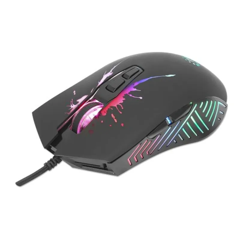 Mouse Gamer Manhattan 190220 - Alámbrico - 7 Botones - RGB - 190220
