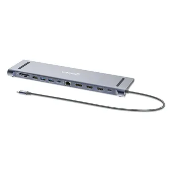 Docking Station Manhattan 190305 - HDMI/DisplayPort/USB/RJ-45/SD - 190305