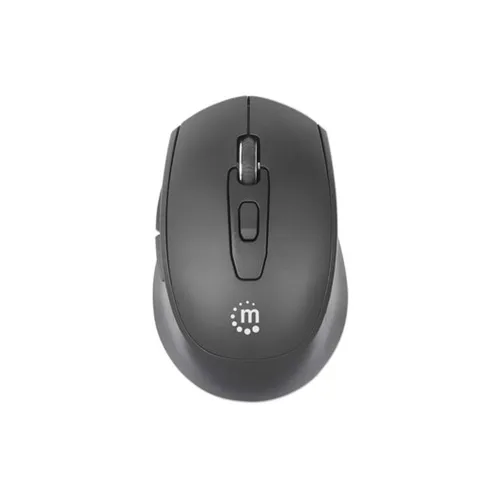 Mouse Manhattan 190343 - Inalámbrico - USB - 6 Botones - Negro - 190343 Mouse Manhattan 190343 - Inalámbrico - USB - 6 Botones - Negro - 190343