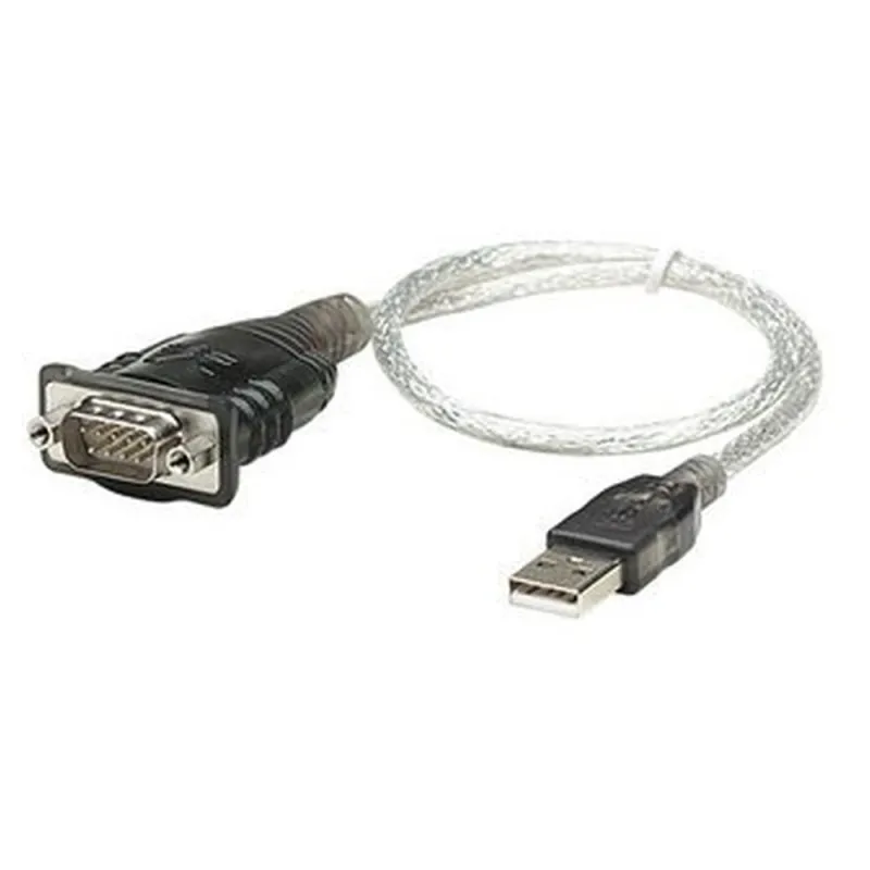 Convertidor Manhattan USB a Serial DB9M - BULK - 205153