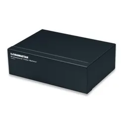 Divisor de Video Manhattan - 4 puertos - VGA - SVGA - Multisync - Negro - 207348 Divisor de Video Manhattan - 4 puertos - VGA - SVGA - Multisync - Negro - 207348