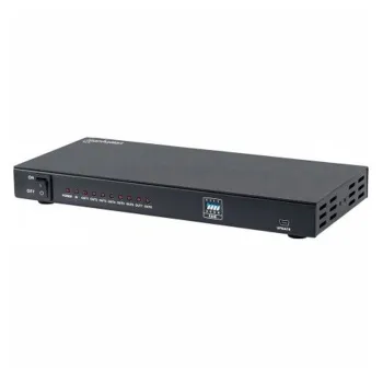 Divisor de vídeo Manhattan 207560 - 8 puertos - HDMI - Negro - 207560