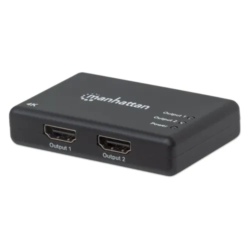Vídeo Splitter Manhattan 207669 - HDMI Hembra a 2 HDMI Hembra - Negro - 207669 Vídeo Splitter Manhattan 207669 - HDMI Hembra a 2 HDMI Hembra - Negro - 207669