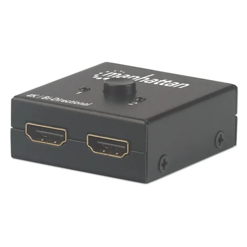 Switch Manhattan 207850 - 2x HDMI - 4K@60Hz - Bidireccional - 207850