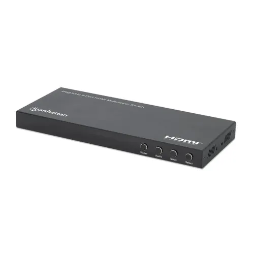 Switch Manhattan 208406 - 4x HDMI - 4K - Negro - 208406
