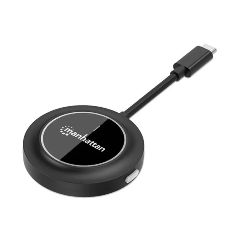 Transmisor Manhattan 208437 - Inalámbrico - USB-C - Full HD - 208437