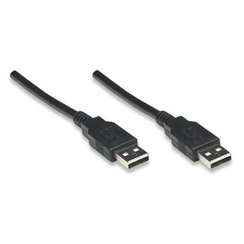 Cable USB 2.0 Manhattan A-A 1.8 metros - Negro - 306089 Cable USB 2.0 Manhattan A-A 1.8 metros - Negro - 306089