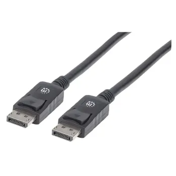 Cable DisplayPort Manhattan - Macho a Macho - 1m - Negro - 306935