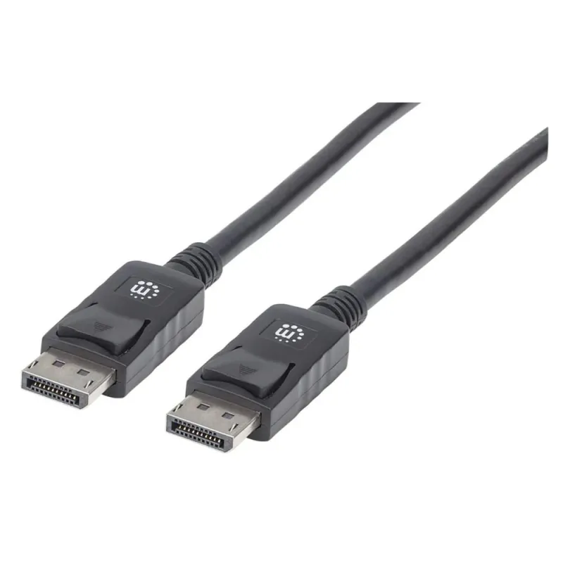 Cable DisplayPort Manhattan - Macho a Macho - 1m - Negro - 306935