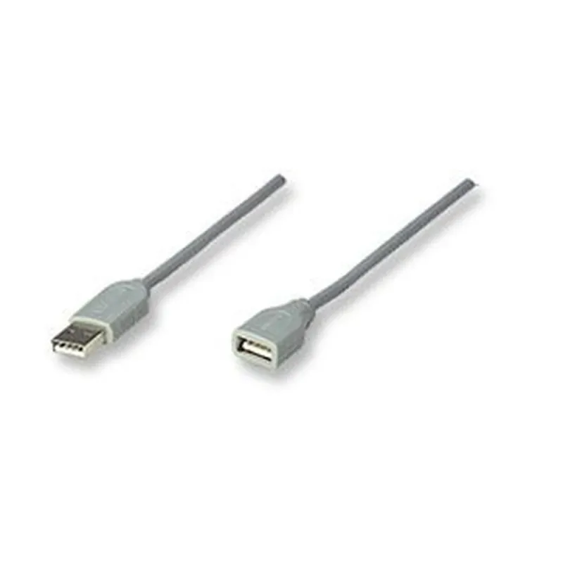 Cable de Extensión Manhattan USB - 3Mts - Gris - 317238