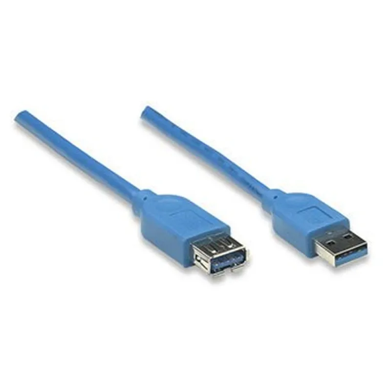 Cable de extensión USB Manhattan - 2 metros Azul - 322379