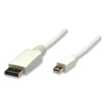 Cable Manhattan Monitor - Mini DisplayPort - DisplayPort - 2m - 4k - Blanco - 324748