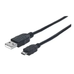 Cable USB Manhattan 325677 - USB a Micro USB - 50 cm - 325677 Cable USB Manhattan 325677 - USB a Micro USB - 50 cm - 325677