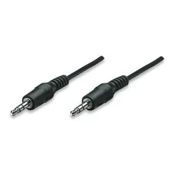Cable de Audio Estéreo Manhattan - Macho a Macho (iPod a Stereo) - 3.5mm - 1.8 metros - 334594 Cable de Audio Estéreo Manhattan - Macho a Macho (iPod a Stereo) - 3.5mm - 1.8 metros - 334594