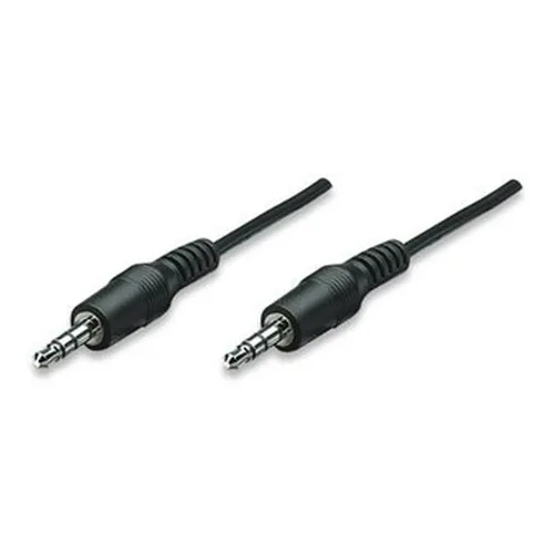 Cable de Audio Estéreo Manhattan - Macho a Macho (iPod a Stereo) - 3.5mm - 1.8 metros - 334594