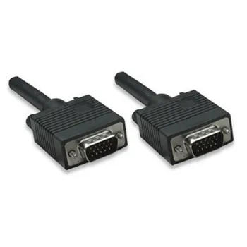 Cable Manhattan para Monitor SVGA - HD15 Macho - HD15 Macho - 20mts - Negro - 335607
