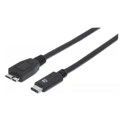 Cable Manhattan USB 3.1 Tipo C - Micro B - 1 M - 3amp - 353397 Cable Manhattan USB 3.1 Tipo C - Micro B - 1 M - 3amp - 353397