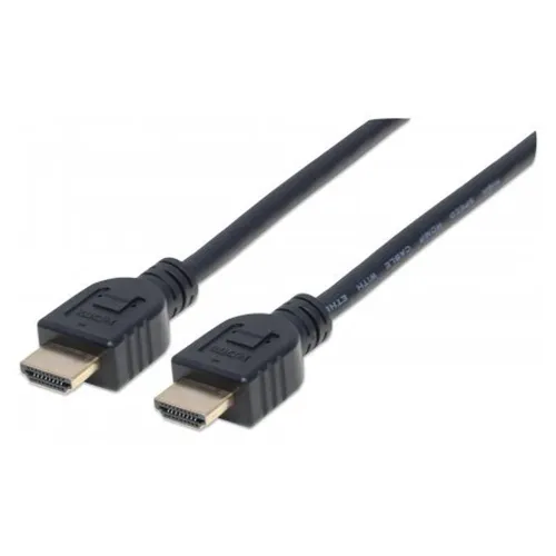 Cable HDMI Manhattan - 2m - Intramuro - 3D - 4K - Baño de Oro - 353939