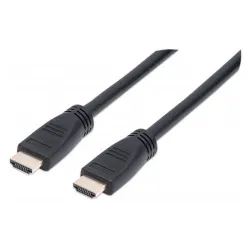 Cable HDMI Manhattan 353977 - 10m - Macho/Macho - Alta Velocidad - Ethernet para Pared - 353977