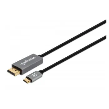 Cable de Video Manhattan 354844 - USB-C a DisplayPort - 2 M - 8K - 60 Hz - 354844