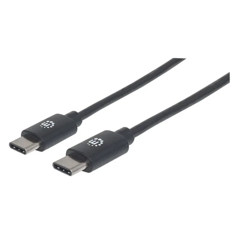 Cable Manhattan 354882 - USB-C - Macho - 3 Mts - Negro - 354882