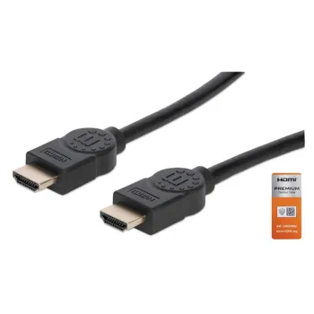 Cable de Video Manhattan 355360 - HDMI - 5M - 4K - 60Hz - 355360