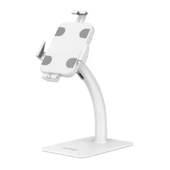 Soporte Antirrobo Manhattan 406352 - 7.9" a 11" - Para Tablet - Blanco - 406352
