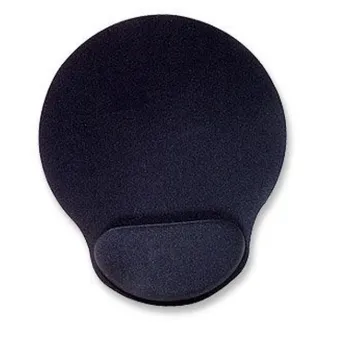 Mouse Pad Manhattan 434362 - Descansa Muñecas - Gel - Negro - 434362