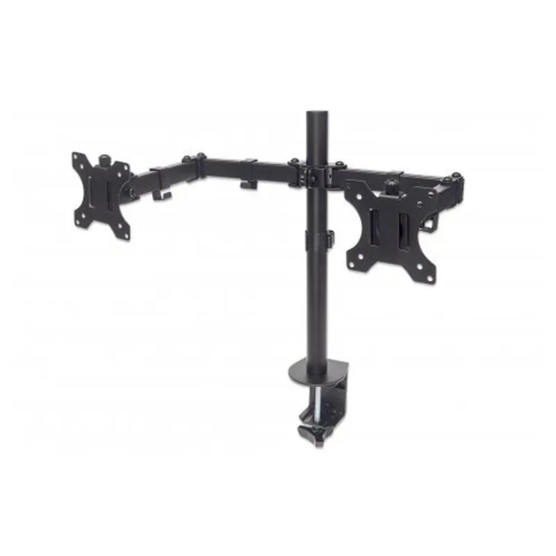 Soporte para Monitores Manhattan 461528 - Universal - Hasta 8 Kg - VESA 75 x 75mm - Negro - 461528