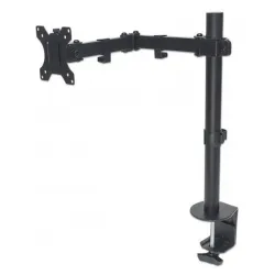Montaje Manhattan 461542 - 13" a 32" - Soporta Hasta 8Kg - Negro - 461542 Montaje Manhattan 461542 - 13" a 32" - Soporta Hasta 8Kg - Negro - 461542