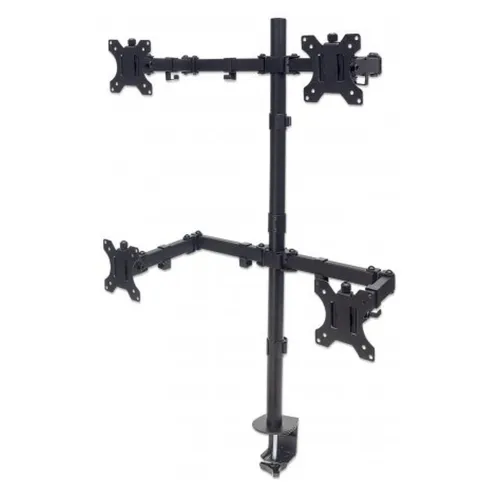 Soporte Manhattan 461566 - 13" a 32" - Para 4 Monitores - Hasta 32Kg - 461566