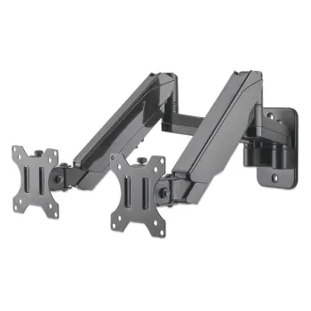 Soporte Manhattan 461627 - 17" a 32" - Soporta 8Kg - Para 2 Monitores - Con pistón a gas - 461627