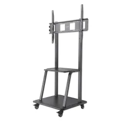 Soporte de Piso Manhattan 461665 - 37" a 100" - Soporta 150 kg - Para Pantalla - Móvil - 461665