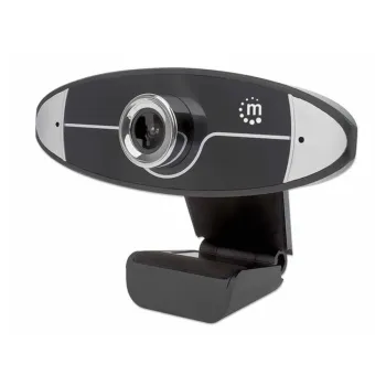Cámara Web Manhattan 462013 - 720p - USB - Micrófono - Negro  - 462013