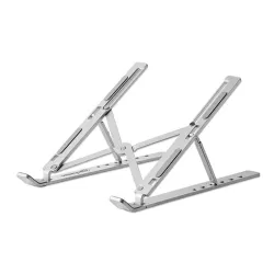 Base para Laptop Manhattan 462600 - 15.6" - Ajustable - Plata - 462600 Base para Laptop Manhattan 462600 - 15.6" - Ajustable - Plata - 462600