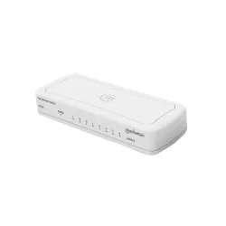 Switch Manhattan - 8 Puertos - Fast Ethernet - No Gestionado - Blanco - 560689 Switch Manhattan - 8 Puertos - Fast Ethernet - No Gestionado - Blanco - 560689