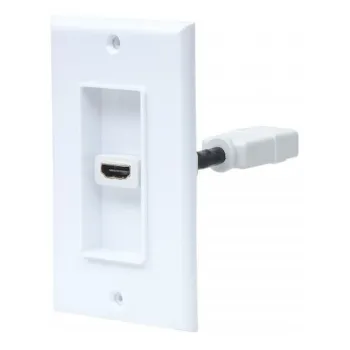 Tapa Manhattan 771719 - 1 Puerto HDMI - Blanco - 771719