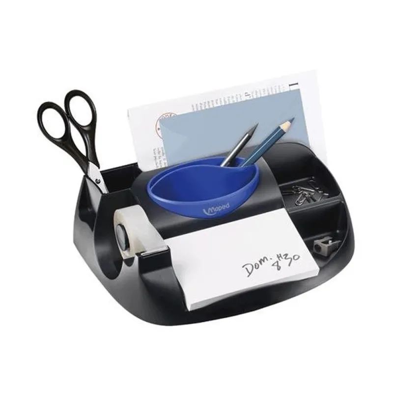 Organizador de Escritorio Maped - 8 Compartimentos - Negro - 3154145751000